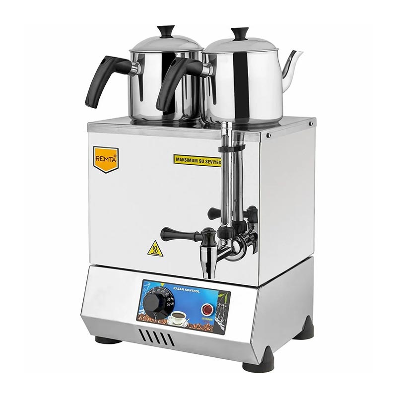Remta EP02 A 20 Model Çift Demlikli Çay Ocağı, 14 L, Elektrikli, çay kazanı ve sıcak içecek ekipmanı