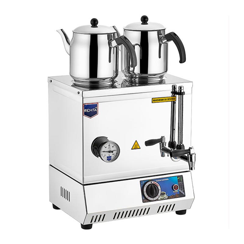 Remta EP05 40 Model Şamandıralı Çay Ocağı, 2 Demlikli, 28 L, Elektrikli, çay kazanı ve sıcak içecek ekipmanı