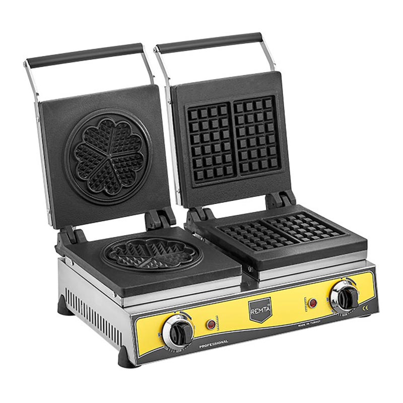 Remta W21 Kare ve Çiçek Model Waffle Makinesi, Elektrikli, waffle makinesi