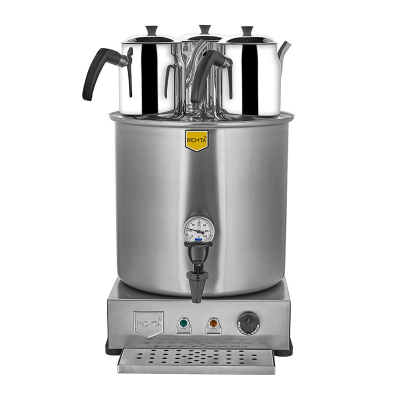 Remta DE20 Master Çay Makinesi, 3 Demlikli, 40 L, Elektrikli, içecek hazırlama makinesi