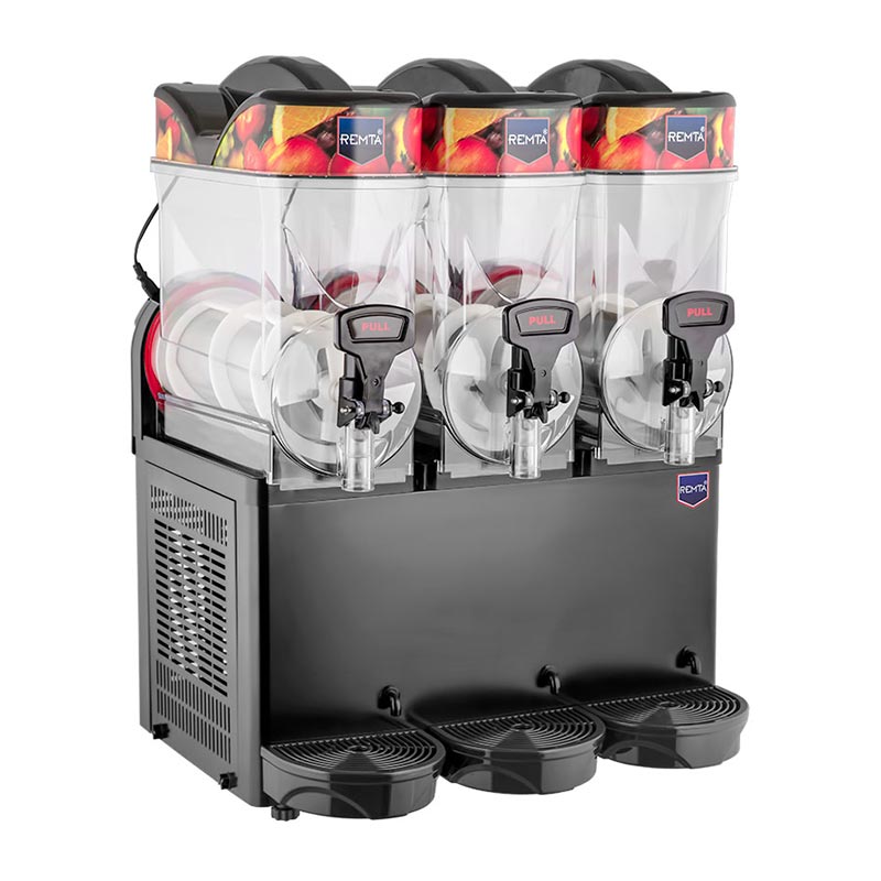 Remta ST27 Ice Slush Makinesi, 3 Hazneli, 12+12+12 L, profesyonel mutfak makinesi