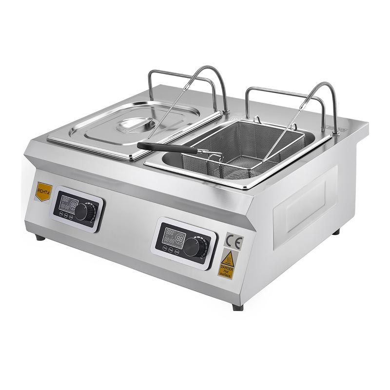 Remta WZ-TZ035x2 İndüksiyon Fritöz, 10+10 L, Elektrikli, fritöz