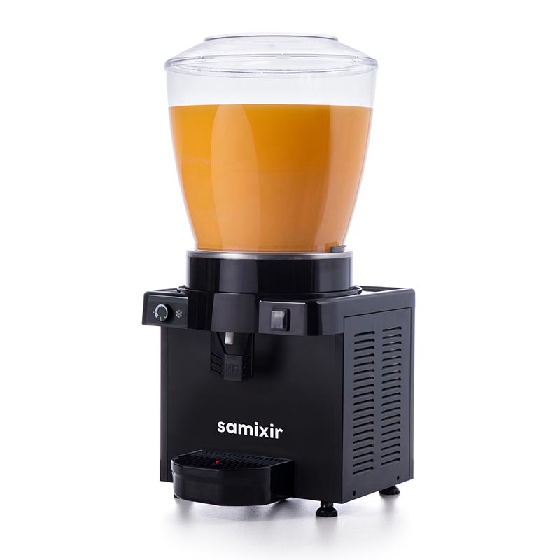 Samixir M22 Panaromik Analog Soğuk İçecek Dispenseri, 22 L, Siyah, soğuk içecek dispenseri