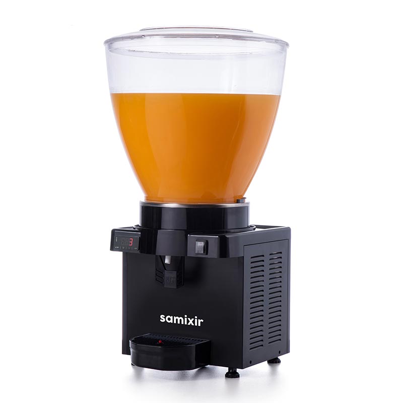 Samixir M40 Panaromik Dijital Soğuk İçecek Dispenseri, 40 L, Siyah, soğuk içecek dispenseri