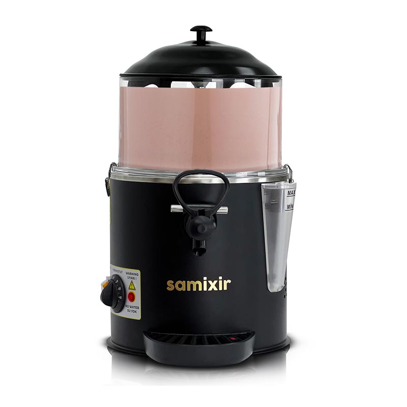 Samixir SC.06 Sıcak Çikolata ve Sahlep Makinesi, 6 L, Siyah, içecek dispenseri