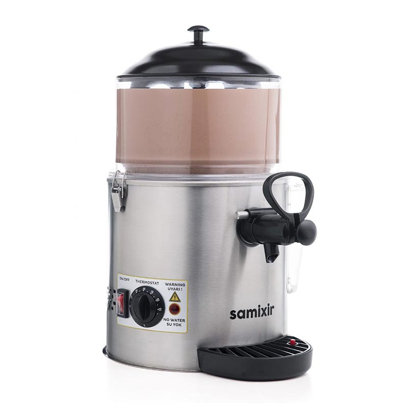 Samixir SC.06 Sıcak Çikolata ve Sahlep Makinesi, 6 L, Inox, içecek dispenseri