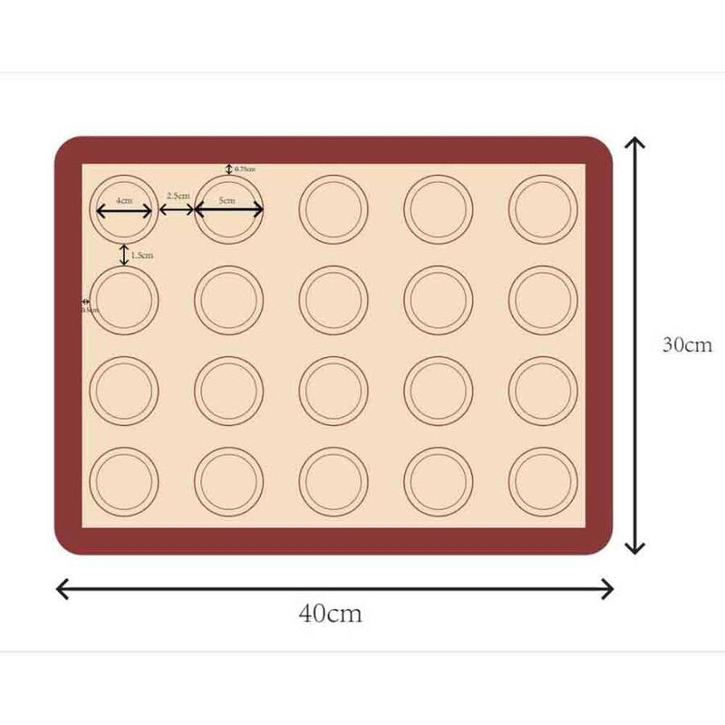 epinox silikon makaron mat 40x30 cm smm 43 profesyonel mutfak hazirlik ekipmani