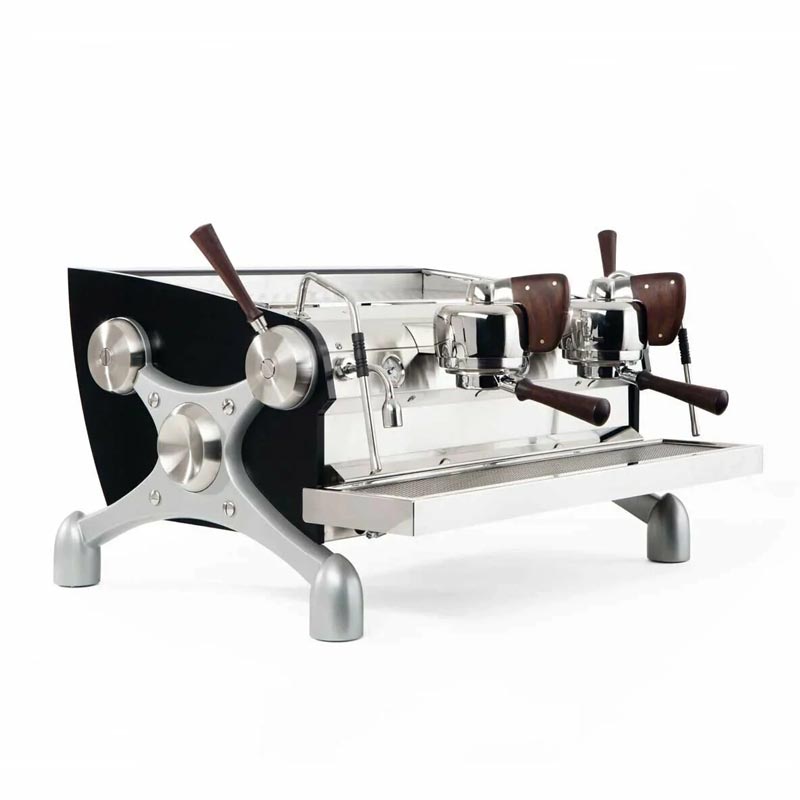 Slayer ESPRESSO V3 2G Espresso Kahve Makinesi, 2 Gruplu, Siyah, Trifaz, espresso takip aynası