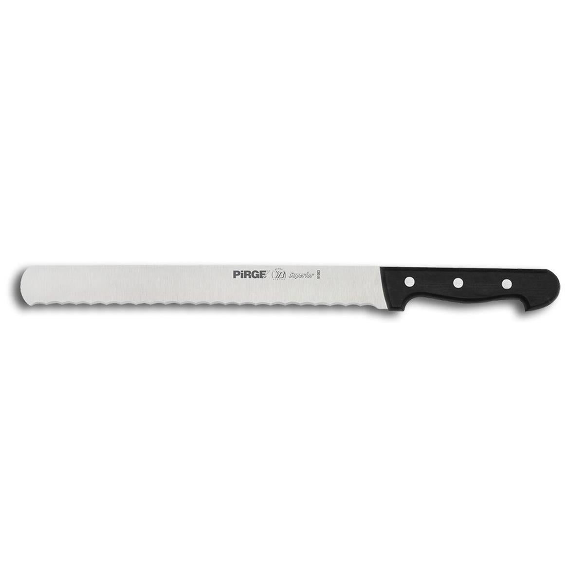 Pirge Creme Dilimleme Bıçağı 30 Cm Siyah, dilimleme bıçağı