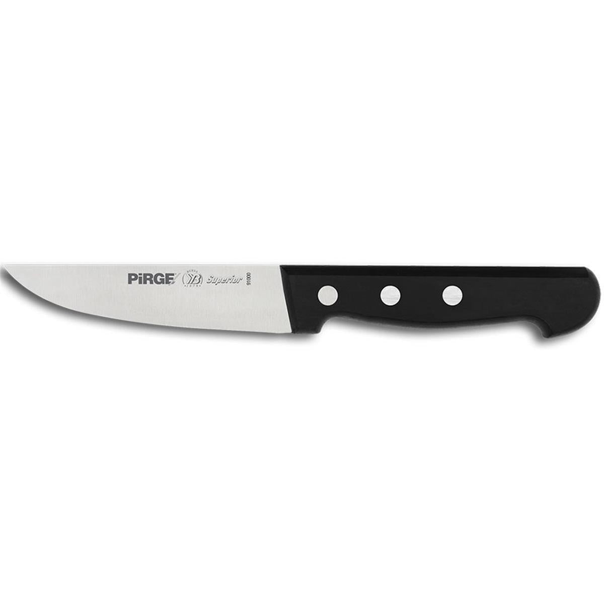 Pirge Superior Kasap Bıçağı No:0 12,5 Cm Siyah, profesyonel kasap bıçağı