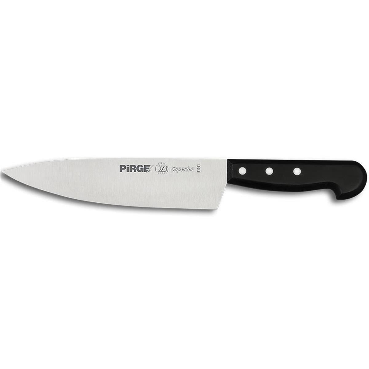 Pirge Superior Şef Bıçağı 21 Cm Siyah, profesyonel şef bıçağı
