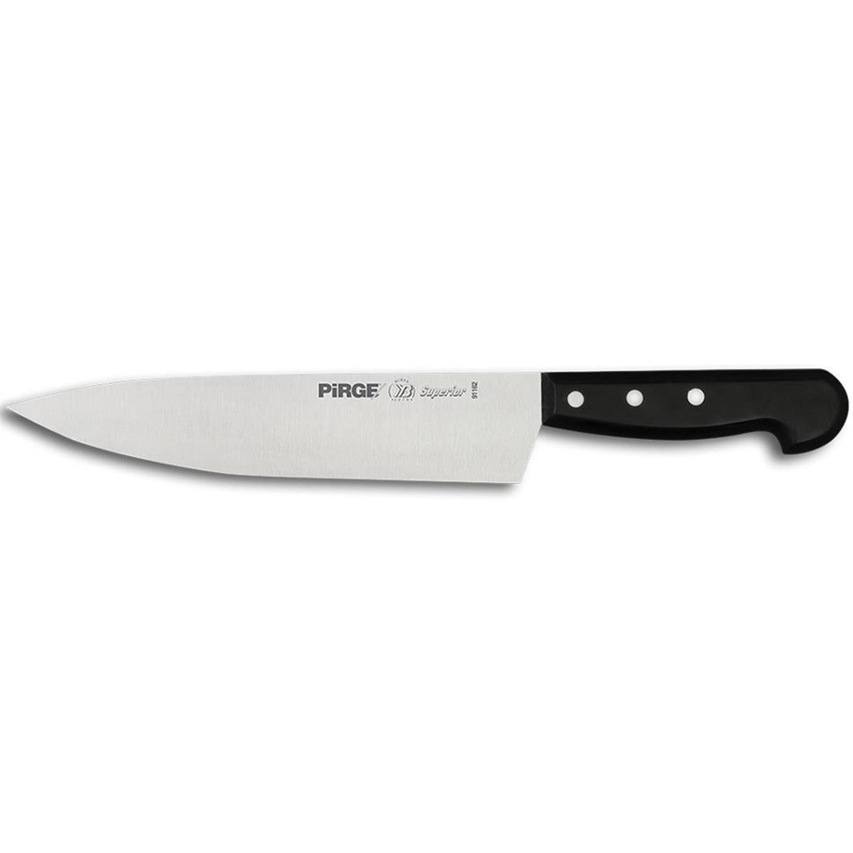 Pirge Superior Şef Bıçağı 23 Cm Siyah, profesyonel şef bıçağı