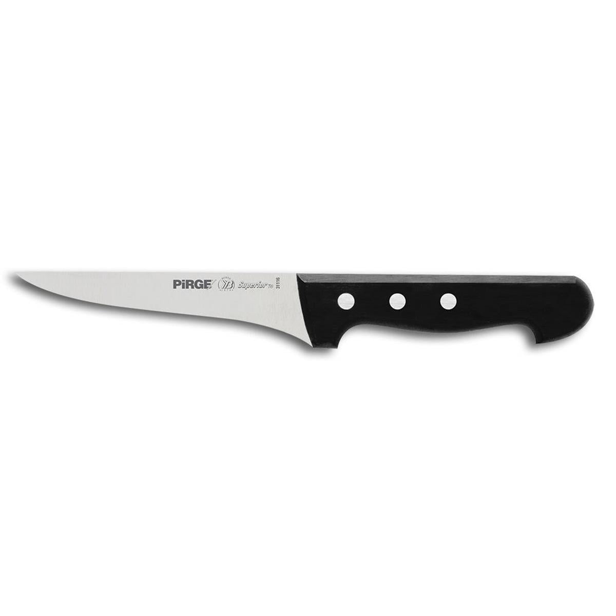 Pirge Superior Sıyırma Bıçağı 14,5 Cm Siyah, sıyırma ve ayırma bıçağı