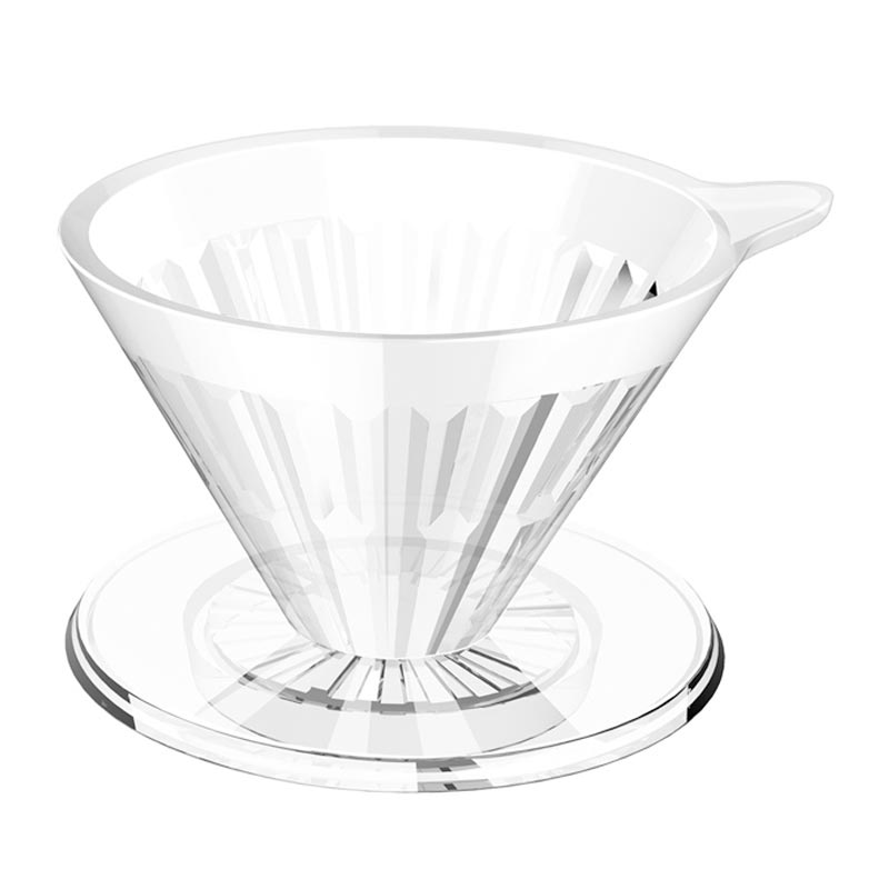 Timemore Crystal Eye 02 V60 Plastik Dripper, 4 Fincan, V60 ve pour over dripper