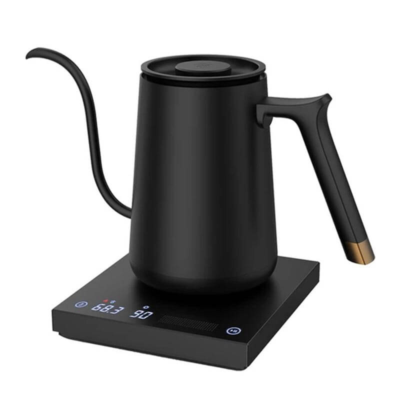 Timemore Fish Pour Over Isı Ayarlı Kettle, 800 ml, Elektrikli, Siyah, kahve aksesuarı