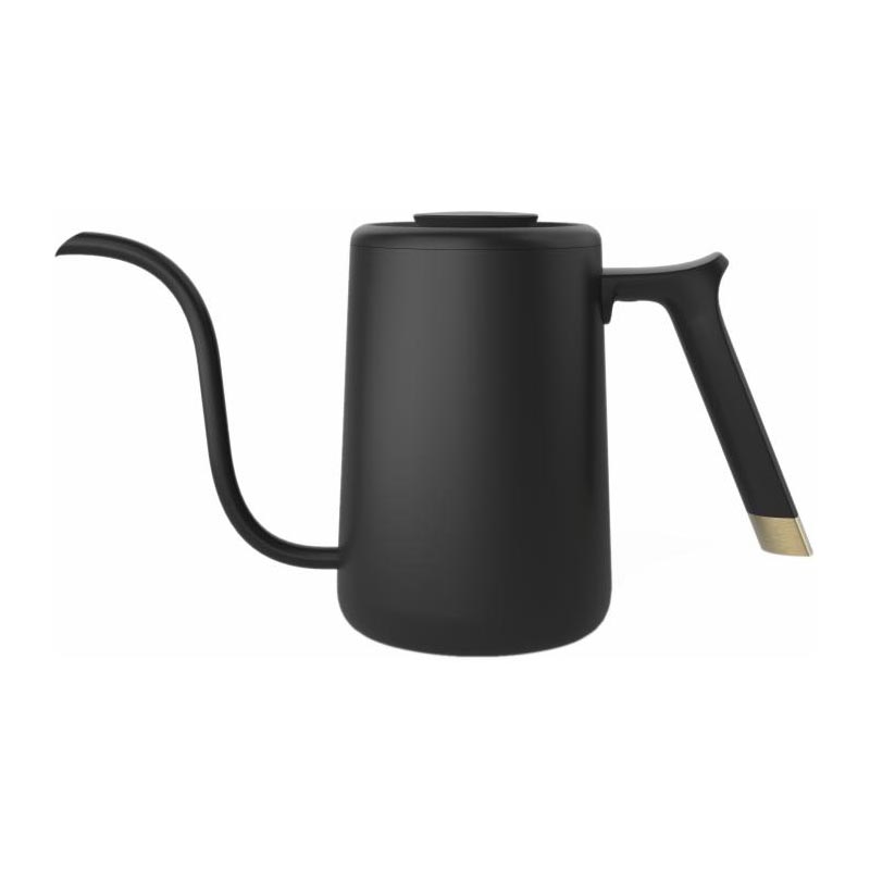 Timemore Fish Pure Pour Over Kettle, 700 ml, Siyah, barista termometresi