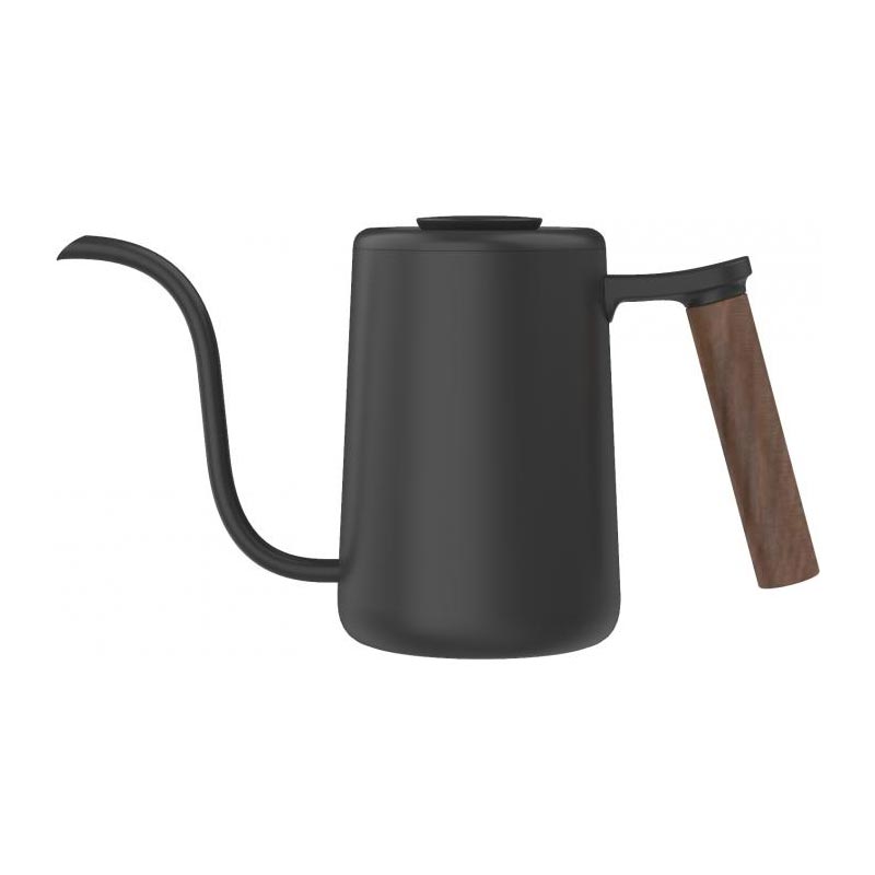 Timemore Fish Youth Pour Over Kettle, 700 ml, Siyah, kahve aksesuarı