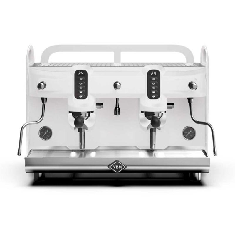 VBM Black Moon Espresso Kahve Makinesi, 2 Gruplu, Beyaz, kahve aksesuarı