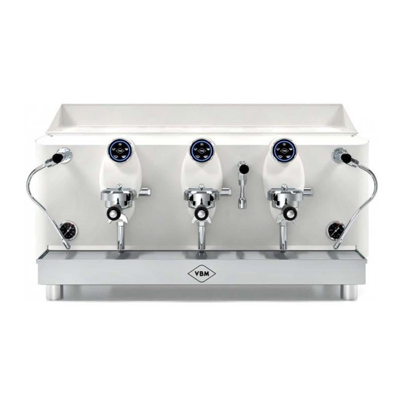 VBM Lollo Espresso Kahve Makinesi, 3 Gruplu, Beyaz, kahve aksesuarı
