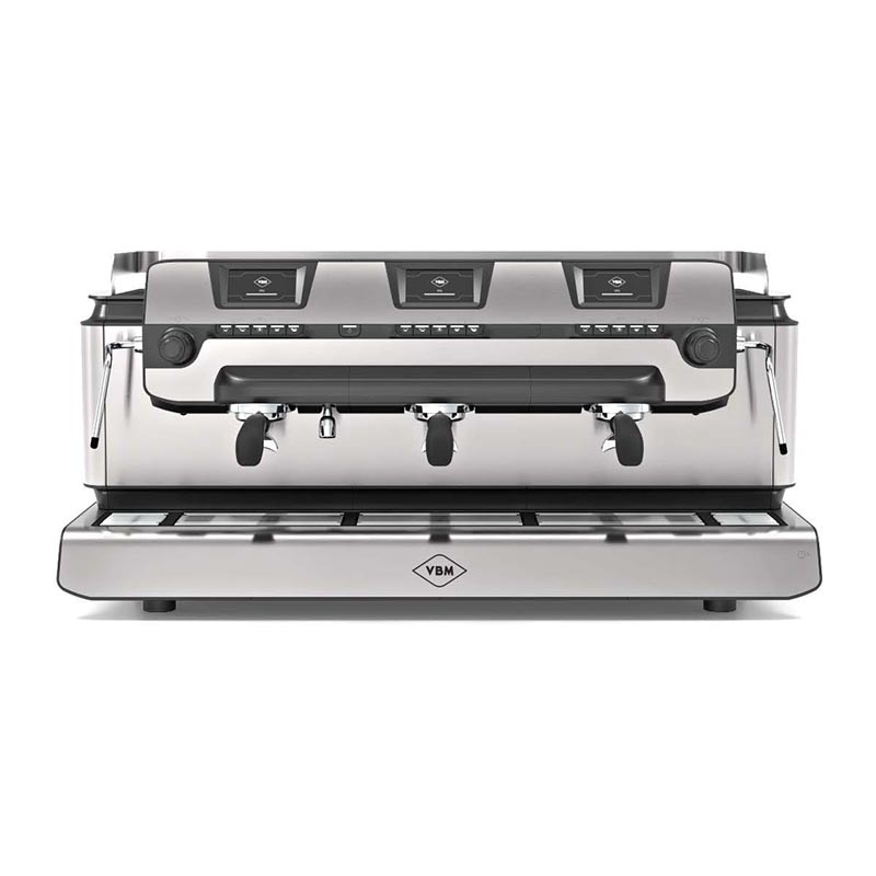VBM Tecnique Espresso Kahve Makinesi, 3 Gruplu, Inox, kahve aksesuarı