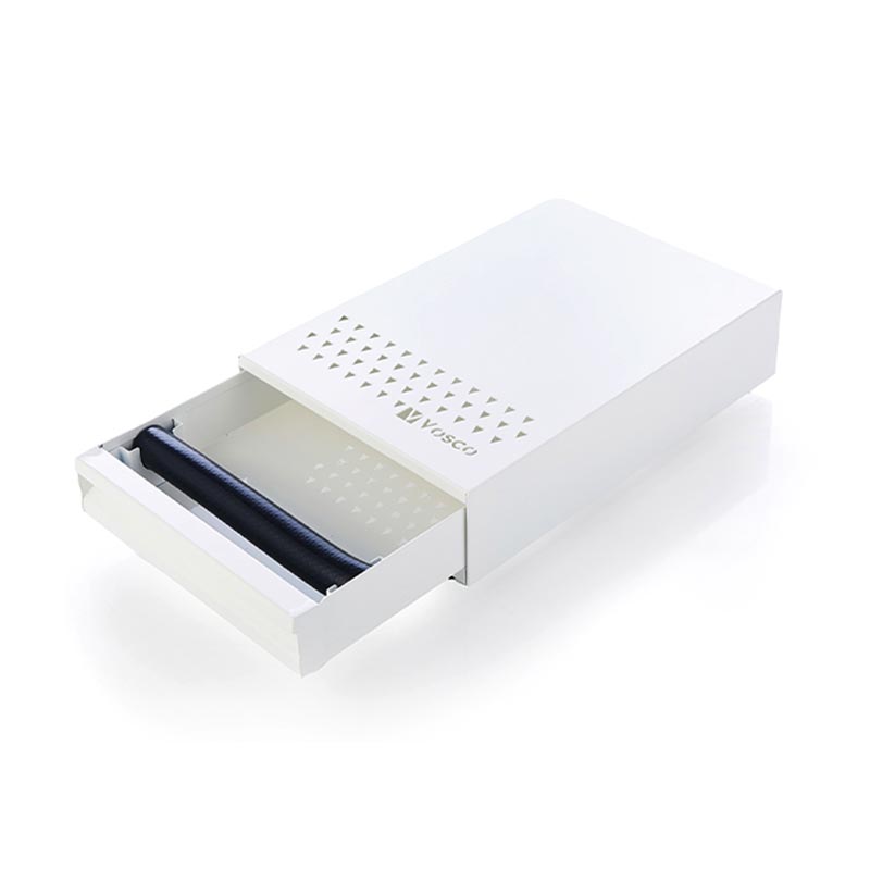 Vosco VSC-PCB Kahve Posa Çekmecesi Knock Box, Beyaz, kahve aksesuarı