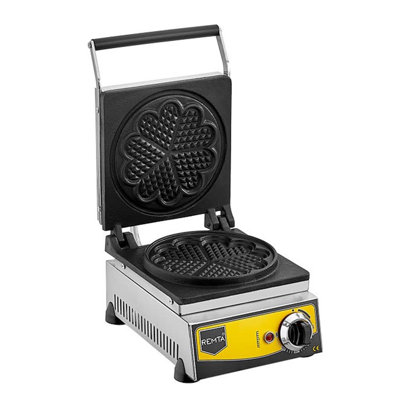 Remta W12 Tekli Çiçek Model Waffle Makinesi, 21 cm, Elektrikli, waffle makinesi